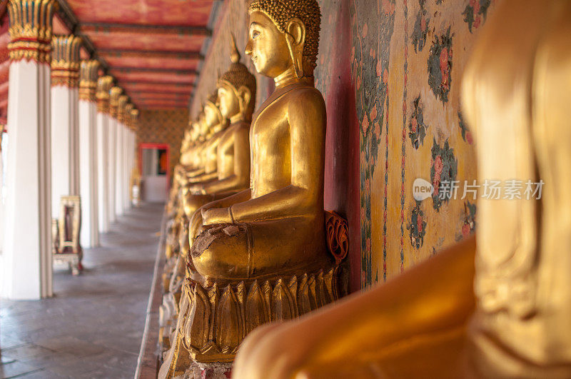 曼谷地标Wat Arun寺，在曼谷，泰国